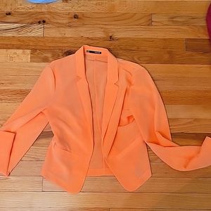 Peach blazer